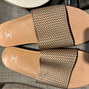 Shade & Shore Women's Woven Tan Sandals + other sandals